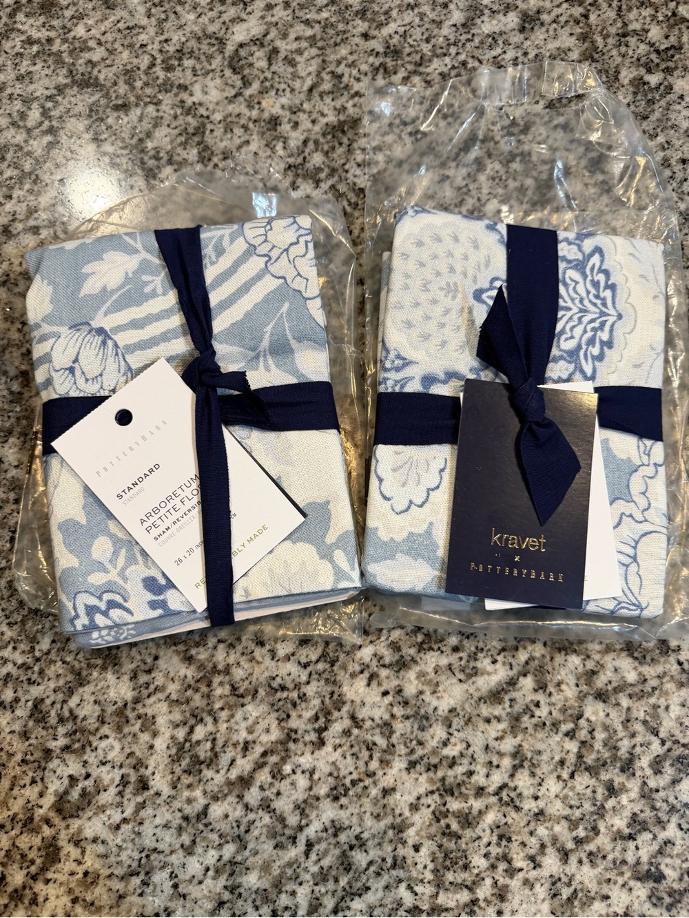 Pottery Barn Blue and White Arboretum Petite Floral Sham